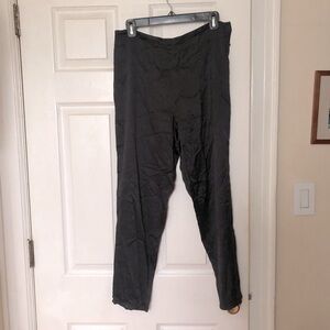 Victoria's Secret Black Silk Lounge Pants Joggers Size M